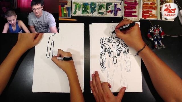 Рисуем ЗЛОДЕЯ АЛЬТРОН из комикса MARVEL / Супер Дима