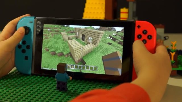 НОВЫЕ ДРУЗЬЯ и Лего НУБик Майнкрафт ЧЕЛЛЕНДЖ Nintendo SWITCH - LEGO Minecraft
