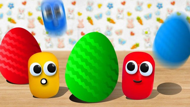 ЖИВЫЕ СЮРПРИЗЫ - Учим цвета. Обзор на Яйца Сюрприз с игрушками Фиксики и не только