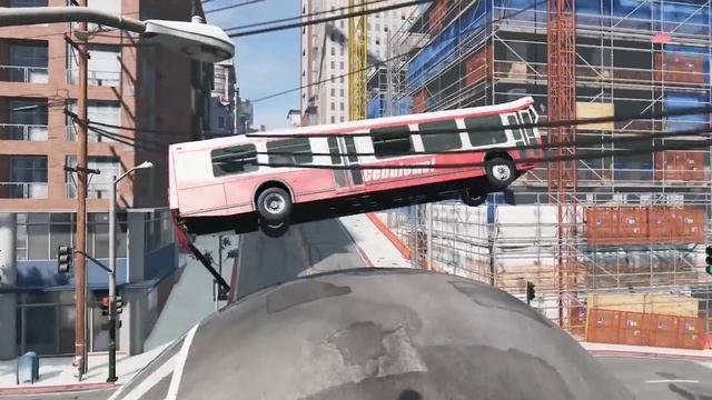 Тачки против ОГРОМНОГО ПОЛИЦЕЙСКОГО МАШИНЫ - ? BeamNG Drive