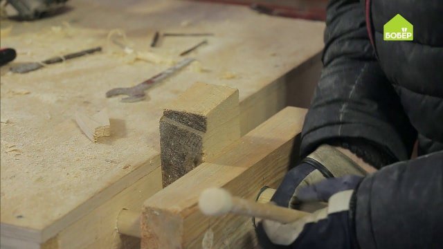 Как сделать деревянные тиски, встроенные в верстак. Часть 2