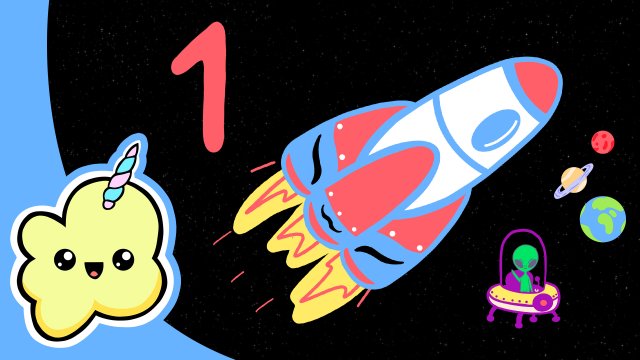 Мультик про космическую ракету для малышей ★ Pop Unicorn - Ракета