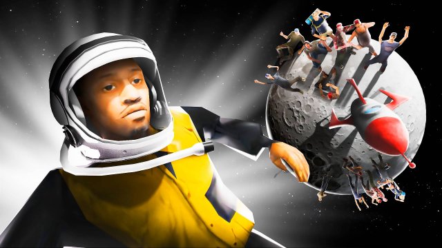 Отправил 100 Игроков на Луну! (гта самп)