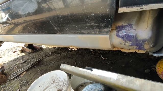 Восстановление гнилого переднего крыла