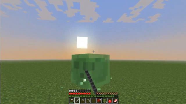 выживание в супер-плоском мире Minecraft 1 серия