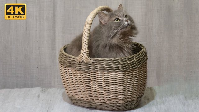 Добротная и красивая ручка для корзины.