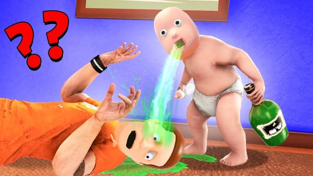 РЕБЕНОК РЫГНУЛ НА ПАПУ! ОТКРЫЛИ ЛЕСТНИЦУ В ДОМЕ