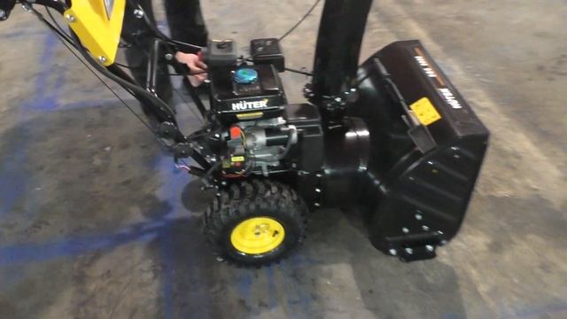 Снегоуборщик HUTER SGC 6000  Распаковка, сборка и пробный пуск