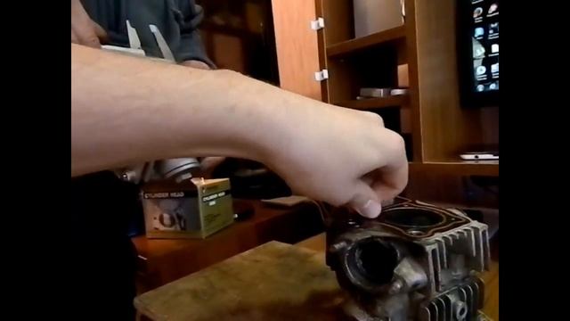 Замена поршневой группы с 72сс на 110сс (мопеды ALPHA, Delta, )