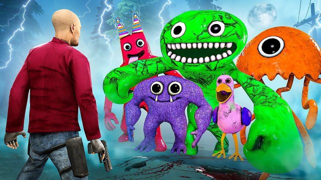 БОССЫ БАНБАН ОХОТЯТСЯ НА НАС! ОПАСНЫЕ МОНСТРЫ ПРОТИВ ЛЮДЕЙ! ВЫЖИТЬ В СТРАШНОМ ГОРОДЕ В Garry`s Mod