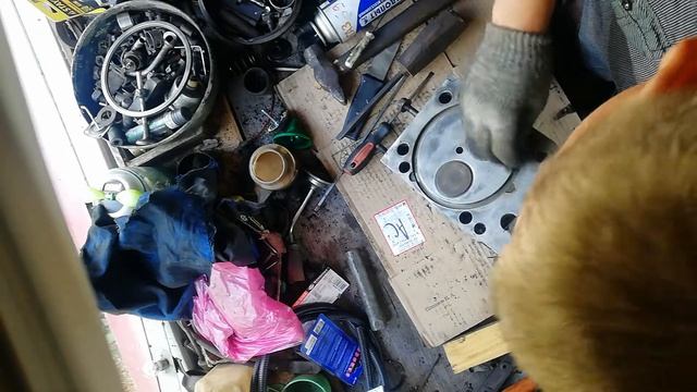 Замена колец газостыка камаз