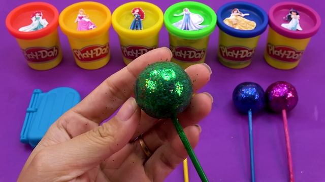 Вкусное видео о том, как приготовить нарезку радужного мороженого Playdoh ASMR