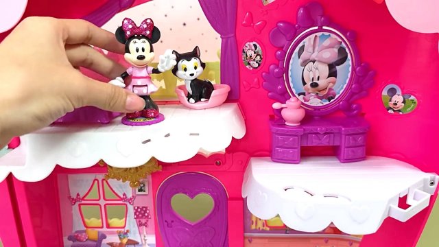 Мультики для малышей 3+. Распаковка игрушек. Домик Минни Маус. Для детей