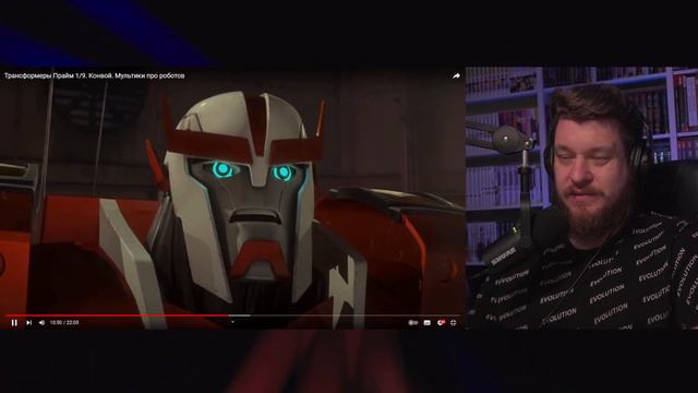 Реакция на Трансформеры Прайм 1/9. Конвой. Мультики про роботов