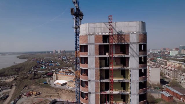 Квартал "Беринг" в Новосибирске - Ход строительства Апрель 2022