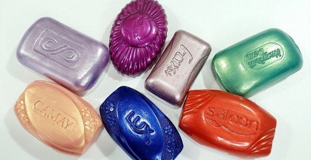 ASMR SOAP l Резка сухого крашеного мыла l Cutting of dry dyed soap l No talking. 4k