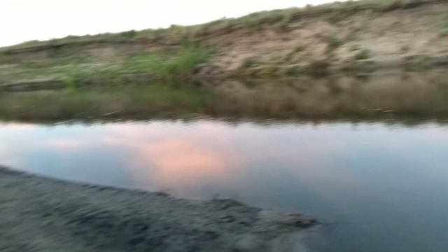 Как поставить сети одному на реке ! Рыбалка ...