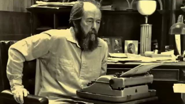 Выступление Солженицына в 1975 г. в США .