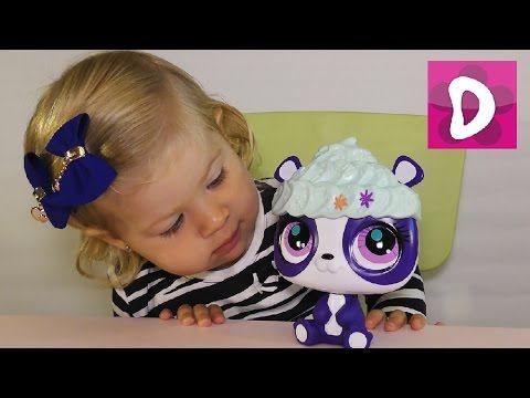 ✿ Литл Пет Шоп с Маркерами и Наклейками "Разукрась Зверюшку" Pet Shop LPS ЛПС open new toys HASBRO