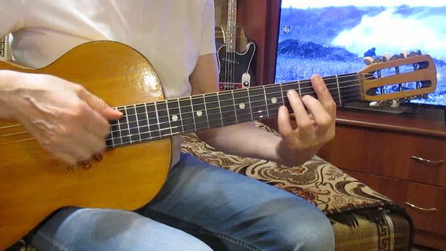 Расстаться с ней- (А я её любил)-А.Новиков (как играть на гитаре аккорды)