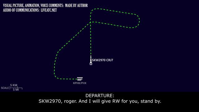 (Real ATC) DEPRESSURIZATION and UNRESPONSIVE PASSENGER | SkyWest CRJ-700| Phoenix Sky Harbor airpor