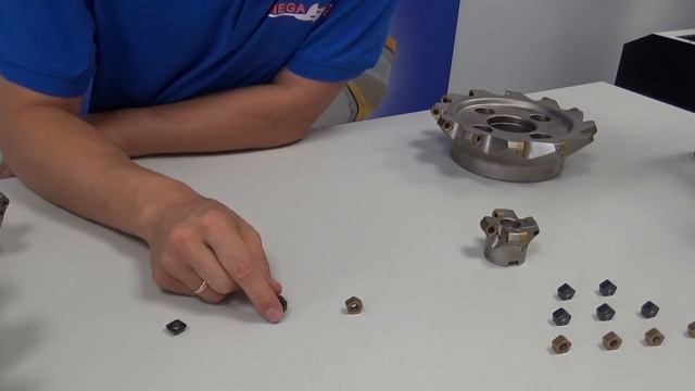 MEGATEC 5509: торцевые фрезы 60° с негативной пятиугольной пластиной PNMU09