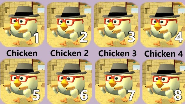 Chicken Gun,Chicken Gun 2, Chicken Gun 3,Chicken Gun 4,Chicken Gun 5