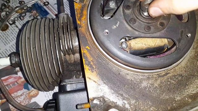 Установка зажигания на Бензопиле Урал 2 Электрон.