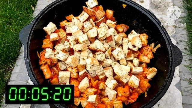 "Нон жаркоп" за 10 минут. Вкусно, сытно, быстро и дёшево. "Non jarkop" 10 minutda tayorlash.