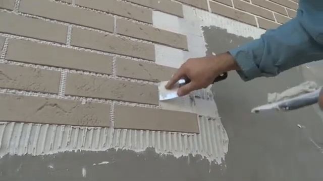 Инструкция по монтажу гибкого кирпича на сетке