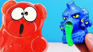 ЧЕЛЛЕНДЖ СЛЮНЯВЫЙ ДРАКОН И ЖЕЛЕЙНЫЙ МЕДВЕДЬ ВАЛЕРА