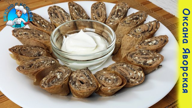 Печеночные рулетики с плавленым сыром и с грибами. Печеночный рулет - это идеальная закуска.