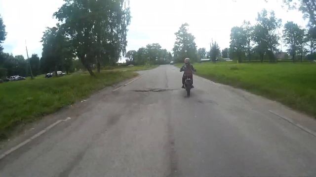 ПОГОНЯ ОТ МОТОБАТА!!! УЕХАЛ ОТ МОТОБАТА НА АЛЬФЕ/ПИТБАЙК/СКУТЕР