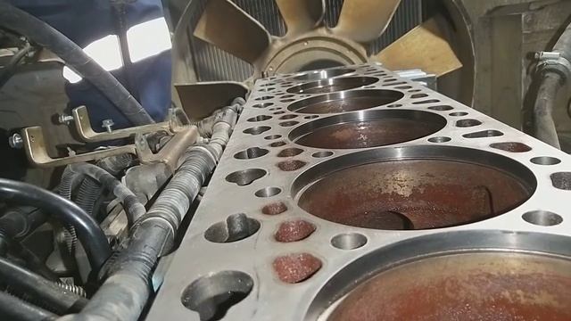 (Часть2) замена поршневой двигатель ЯМЗ 536.