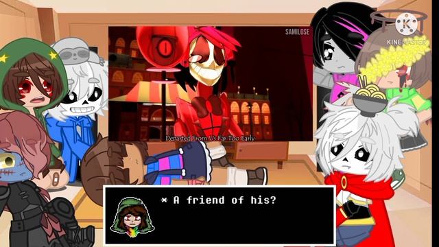 Undertale reacts to INSANE | Alastor SFM by @SamiloseSAL | GCRV