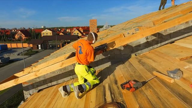 Выравнивание стропильной ноги