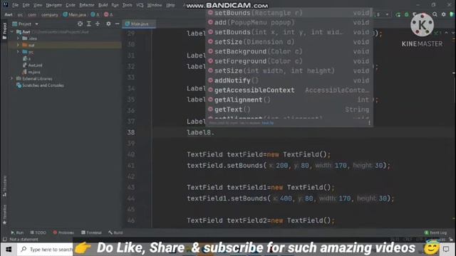 ?Java awt | ? Java awt tutorial for beginners | Project using awt |Java programming #java #program