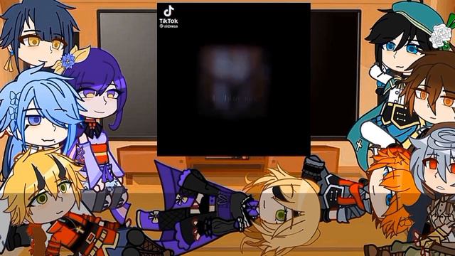 реакция персонажей Геншина на самих себя|4/4|Эи/Джун ли/Тарталья|