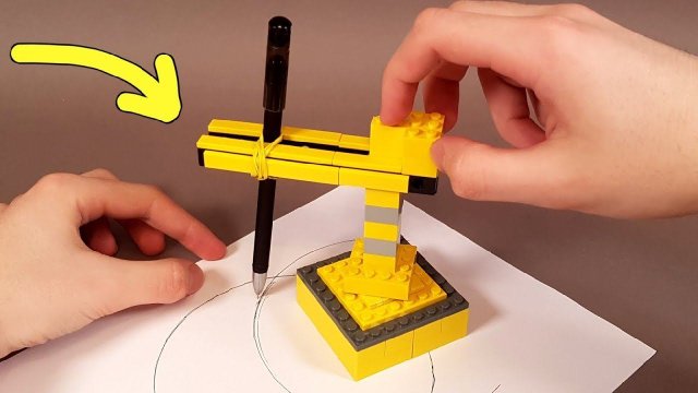 Как сделать Машинку для Рисования из ЛЕГО
