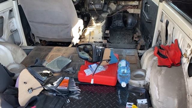 Нива ОГОНЬ. Тюнинг нивы. Зеркала от ГРАНТЫ на НИВУ.
