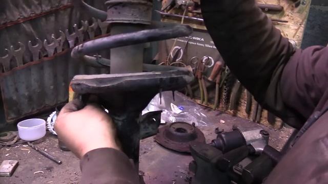 замена передних опорных подшипников подвески на авто: SANTA FE SM