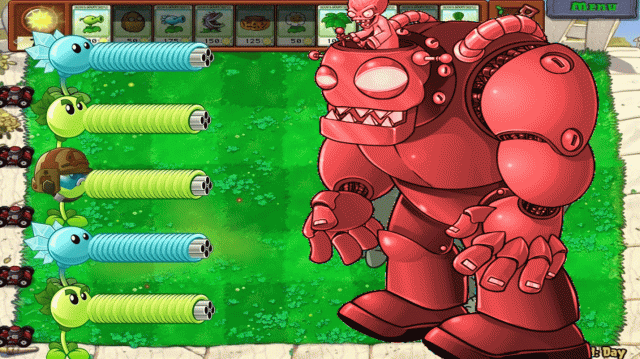 PVZ HACK. 2 ледяных горохострела против 99 горохомётов против 999 Гаргантюа.