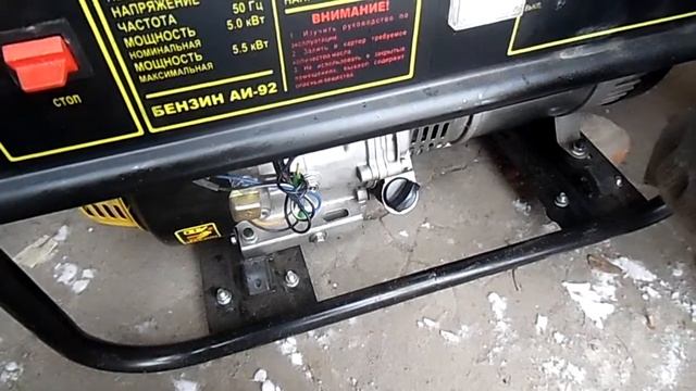 Обзор бензо генератор HUTER DY6500L