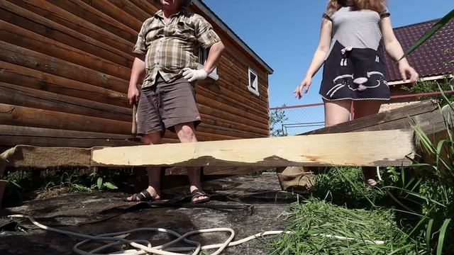Пристройка к бане. Нижняя обвязка.