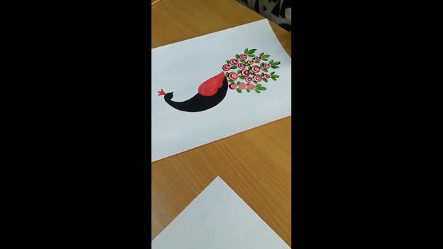 Мастер-класс Н. Л.  Богатовой Павлин городецкий