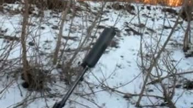 глушитель ПМВТС-компакт с цанговым адаптером для винтовки СКС