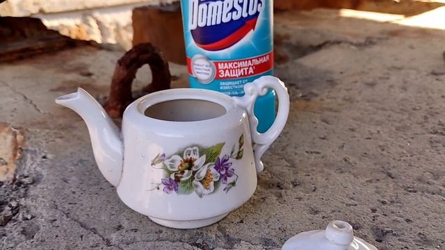 Как мыть старинный , антикварный фарфор.Уничтожил Доместосом ?!