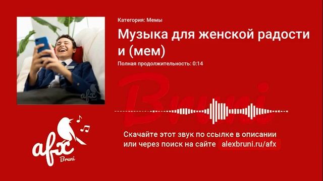 Звук: Музыка для женской радости (мем)