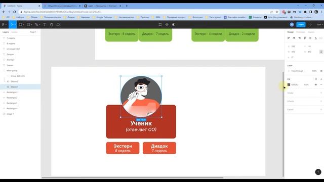 Figma. Инфографика. Создание схемы