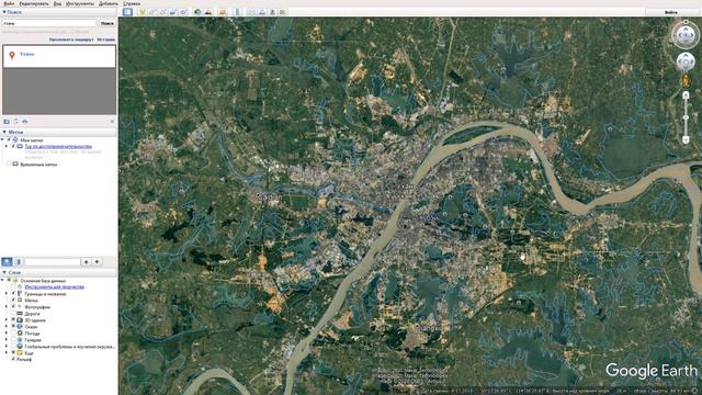 Где находится город Ухань на карте мира?